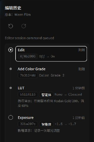 历史中的智能体标记与备注