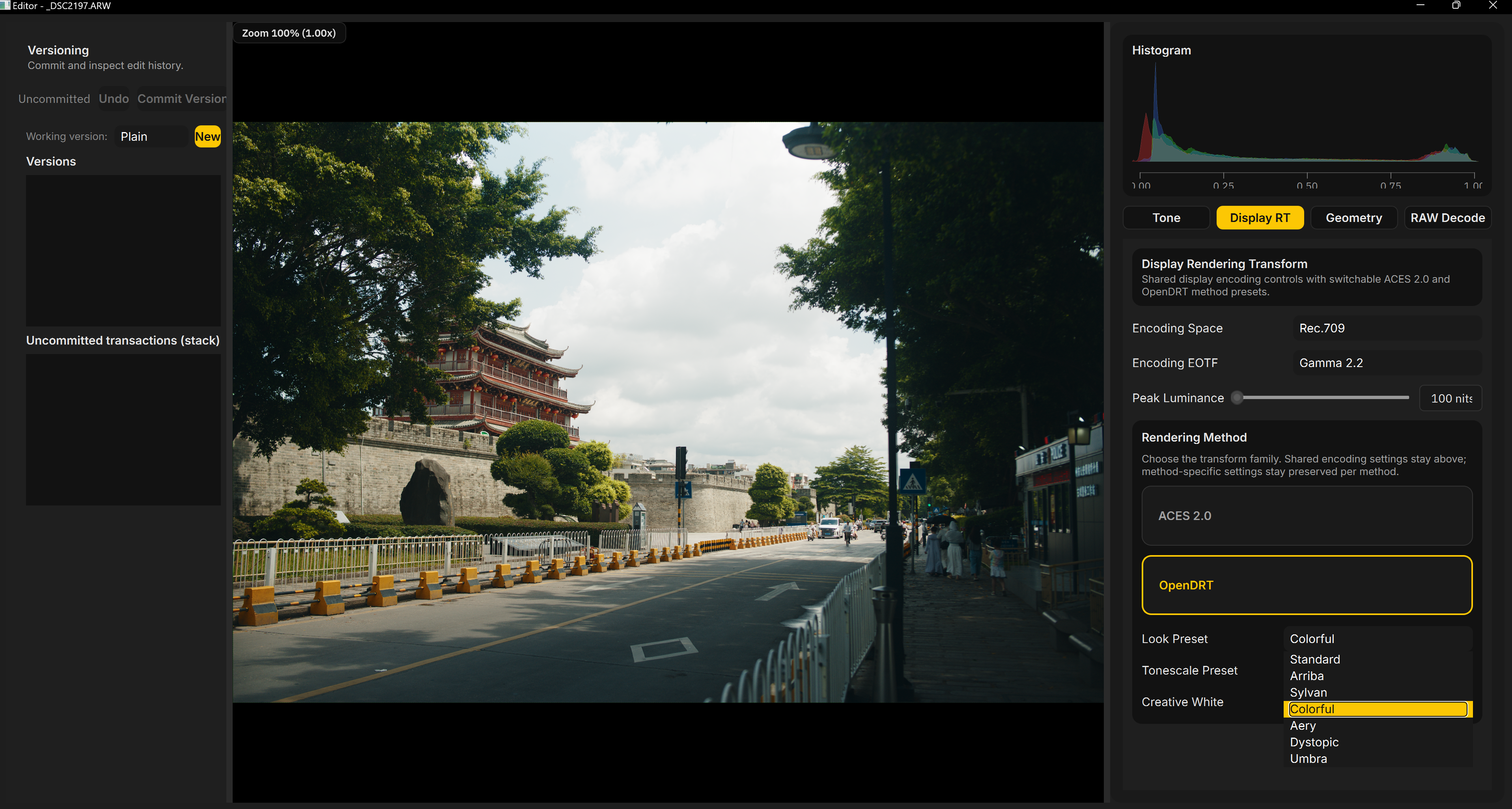 Custom Color Science